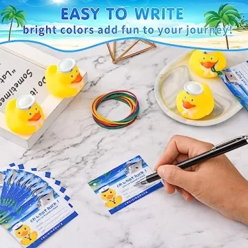 Fun Duck Tag Cruise Kit with 12 Adorable Rubber Ducks
