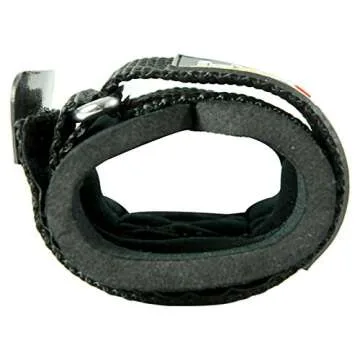 Weight Lifting Metal Hooks Heavy Duty PRO Lifting Wrist Straps Deadlift Straps Power Lifting Grips Gym Gloves Men & Women (Flat Black 2 Hooks, MEN-Wrist Size Large)