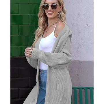 Cozy Women’s Oversized Long Cardigan Sweater for All Seasons