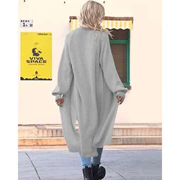 Cozy Women’s Oversized Long Cardigan Sweater for All Seasons