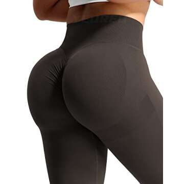 YEOREO Scrunch Butt Lift Leggings for Women Workout Yoga Pants Ruched Booty High Waist Seamless Legg...