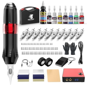 Solong Professional Tattoo Gun Kit – Complete Set for Artists