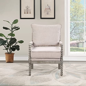 Stylish OSP Home Furnishings Abbott Spindle Accent Chair