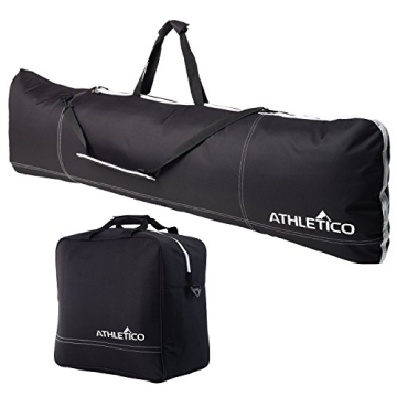 Athletico Padded Two-Piece Snowboard and Boot Bag Combo | Store & Transport Snowboard Up to 165 CM a...