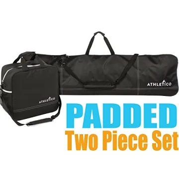 Athletico Padded Snowboard and Boot Bag Combo - Durable & Spacious