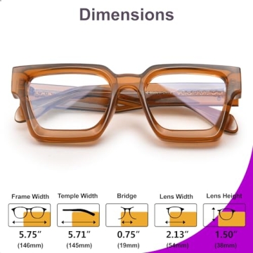 VISOONE Chic Blue Light Blocking Glasses for Every Look