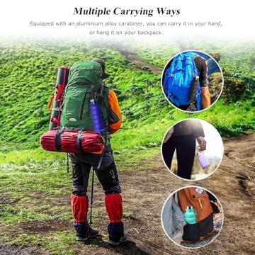 Nefeeko Collapsible Water Bottle Perfect for Travel and Hiking