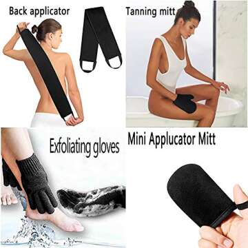 Tanning Mitts Self Tanner Mitt Applicator, Self Tanning Mitt Applicator, Self Tanner Kit, Self Tanni...