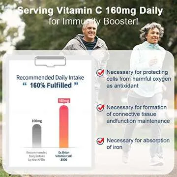 Dr. Brian Vitamin C D3 Gummies for Immune Support