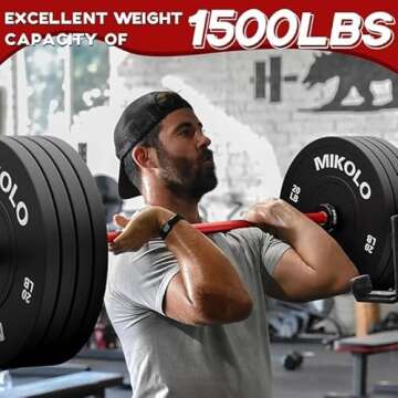 Mikolo 7ft Olympic Barbell - Durable and Reliable Weightlifting Bar