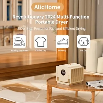AlicHome Y6 Plus Portable Clothes Dryer - Compact & Efficient