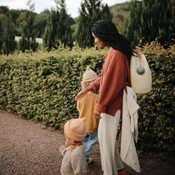 mushie Silicone Pacifier Holder Case (Cambridge Blue)