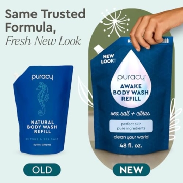 Puracy Body Wash Refill for Natural Moisturizing Clean