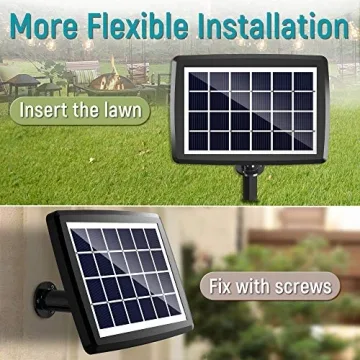 48FT Solar String Lights - Shatterproof & Waterproof Outdoor Decor
