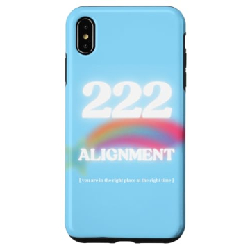 iPhone XS Max Angel Number 222 Protective Case