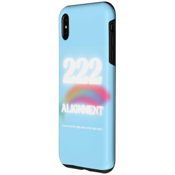 Protective iPhone XS Max Case with Angel Number 222