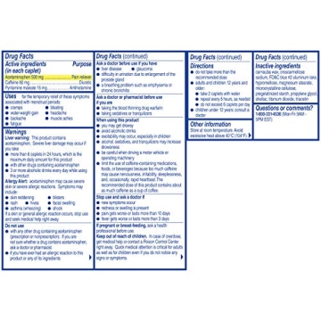 Midol Complete Caplets for Hormonal Pain Relief - 50 Count