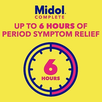 Midol Complete Caplets for Hormonal Pain Relief - 50 Count