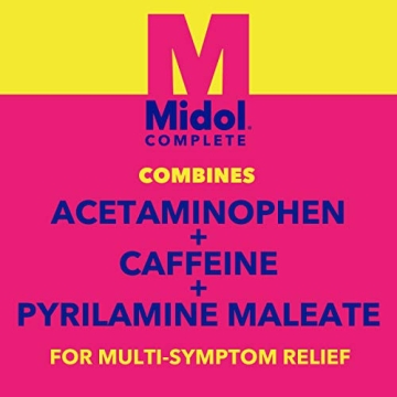 Midol Complete Caplets for Hormonal Pain Relief - 50 Count
