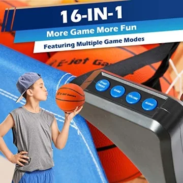 E-Jet Basketball Arcade Game - Easy Setup & Family Fun