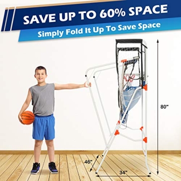 E-Jet Basketball Arcade Game - Easy Setup & Family Fun