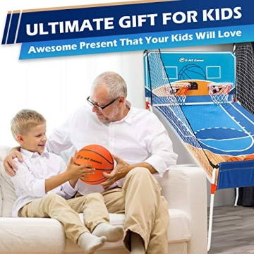 E-Jet Basketball Arcade Game - Easy Setup & Family Fun