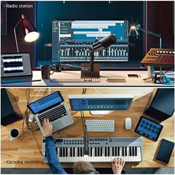 ULANZI LS26 Mic Arm: Low Profile & Adjustable Design