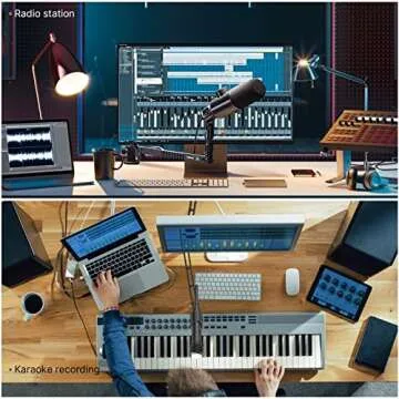 ULANZI LS26 Mic Arm: Low Profile & Adjustable Design