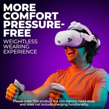 DESTEK QH3 Pressure-Free Head Strap for Meta Quest 3