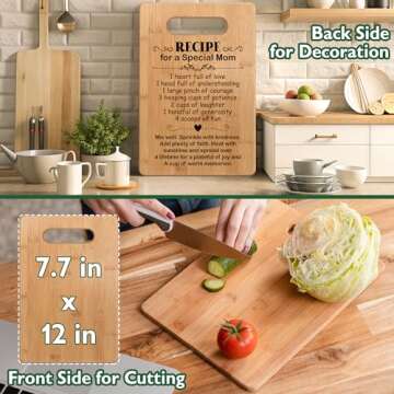 Mom Gift Bamboo Cutting Board - Perfect for Mothers