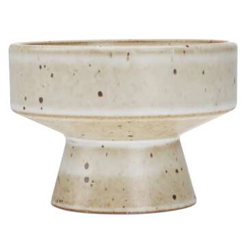 Concrete Fruit Bowl for Kitchen Counter,Large Decorative Candy Dishes for Dining Table,Modern Key Bo...