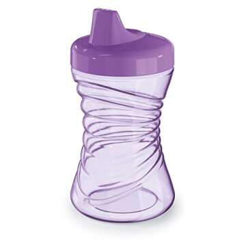 First Essentials by NUK Fun Grips Hard Spout Spill Proof Sippy Cup, 10 oz, 2-Pack – BPA Free, Spil...