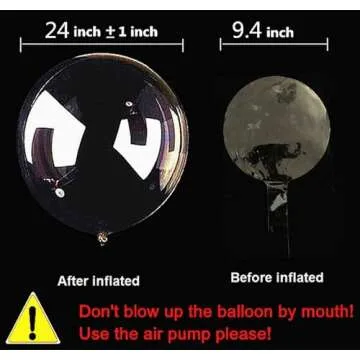 Bobo Balloons - 25 Pack Clear 24 Inch Party Decorations