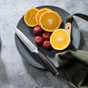 PAUDIN 5-Inch Utility Knife for Effortless Cutting