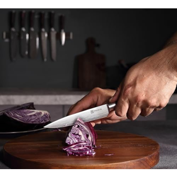 PAUDIN 5-Inch Utility Knife for Effortless Cutting