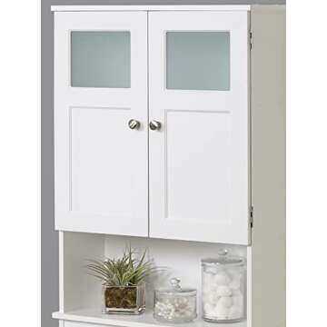 Stylish Zenna Home Over-the-Toilet Spacesaver for Storage