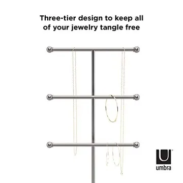 Umbra Trigem Jewelry Organizer Tangle-Free Necklace Display