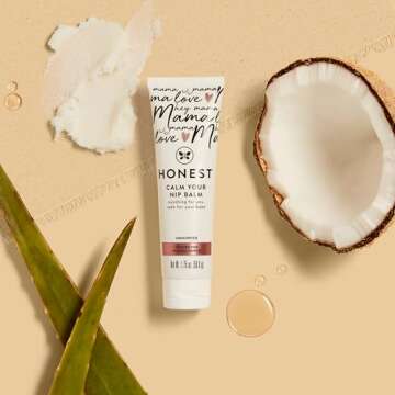 The Honest Company Honest Mama Calm Your Nip Balm | Nourishing + Soothing Nipple Cream for Nursing | Naturally Derived + Safe for Sensitive Skin | 1.75 fl oz