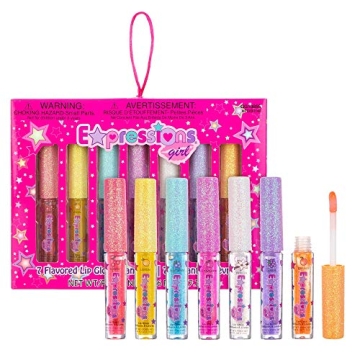 Fruity Flavored Lip Gloss Set for Kids & Teens