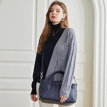 Iswee Ladies Leather Handbag - Stylish & Versatile Purse