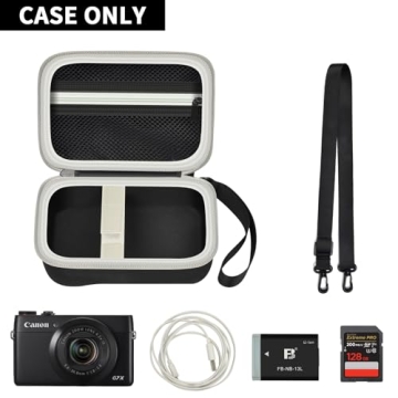 Comecase Digital Camera Case for Canon G7 X Mark II/III