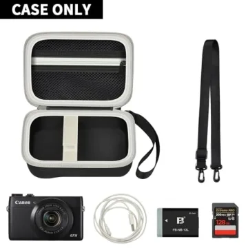 Comecase Digital Camera Case for Canon G7 X Mark II/III