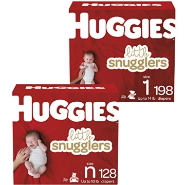 Huggies Little Snugglers Baby Diapers Newborn Size Pack