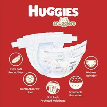 Huggies Little Snugglers Baby Diapers Newborn Size Pack
