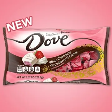 DOVE PROMISES White Chocolate Strawberries & Crème Candy