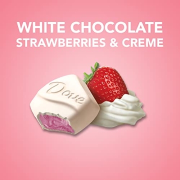 DOVE PROMISES White Chocolate Strawberries & Crème Candy