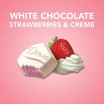 DOVE PROMISES White Chocolate Strawberries & Crème Candy