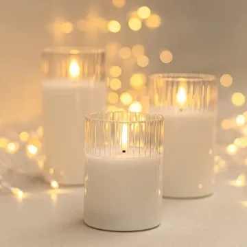 Flameless LED Candles with Remote | ANGELLOONG Set of 3