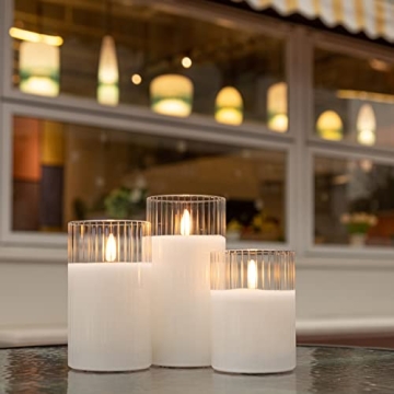 Flameless LED Candles with Remote | ANGELLOONG Set of 3