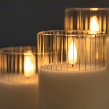 Flameless LED Candles with Remote | ANGELLOONG Set of 3